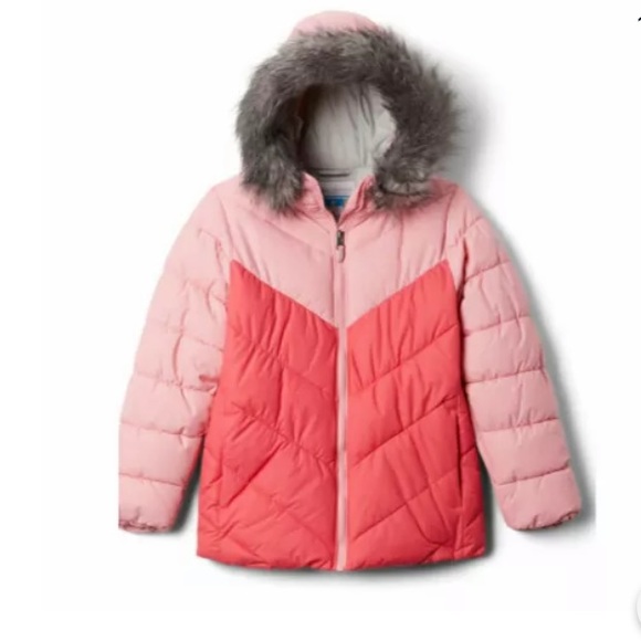 Columbia pink big Girls Arctic Blast Jacket - Picture 4 of 5
